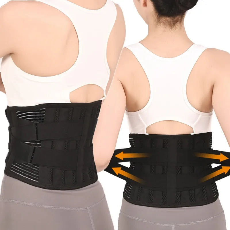 Men Waist Trainer Back Support Belt Weight Loss Body Shaper Corset Yoga Sport Sports Entertainment
