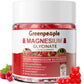GREENPEOPLE Magnesium Glycinate Gummies 400mg Sugar Free with Magnesio Citrate, Vitamin D&B6 for Calm Support & Sleep for Adults