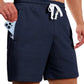 Pioneer Camp Sweat Shorts for Men 5 Inch Inseam Shorts Athletic Gym Workout Casual Cotton Shorts for Running Pajama Lounge