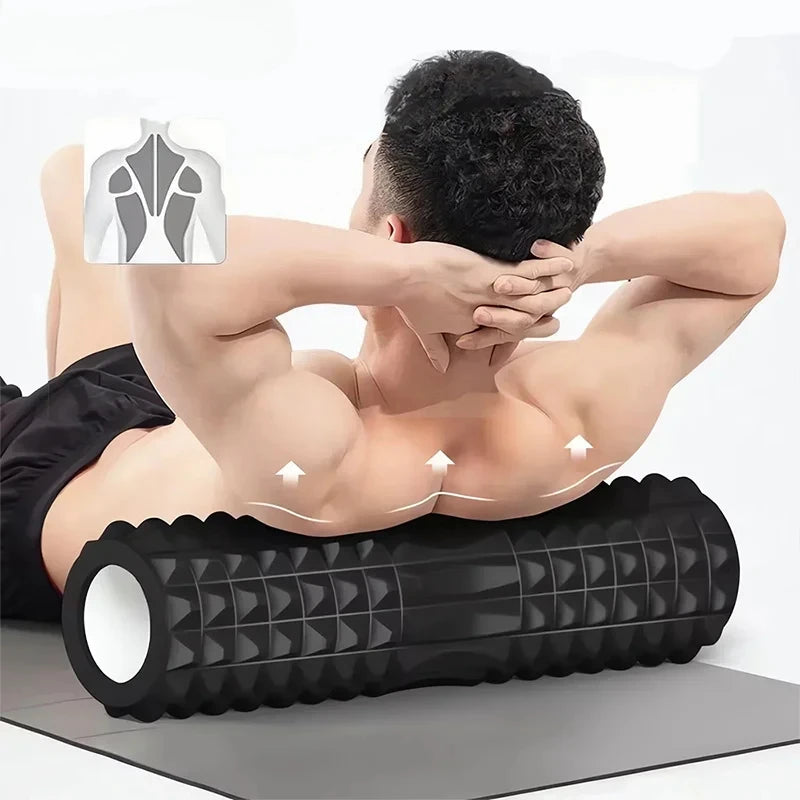45/30cm Foam Massage Roller Hollow Column Fitness Equipment for Muscle Massage Physiotherapy and Sports Rehabilitation