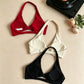 Women Halter Twist Front Open Back Sports Bra Removable Padded Push Up Yoga Top Soft Skin-friendly Fitness Pilates Crop Bra