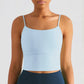 Solid Color Suspender Pleats Women Fitness Bra Tights Sexy Yoga Vest Gym Sports Top Tank Female Push Beauty Back With Chest Pad