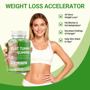Metabolism Support Gummies - Weight Management,Fat Burning, Metabolism Boosting,Supports A Healthy Nervous System - 60 Gummies