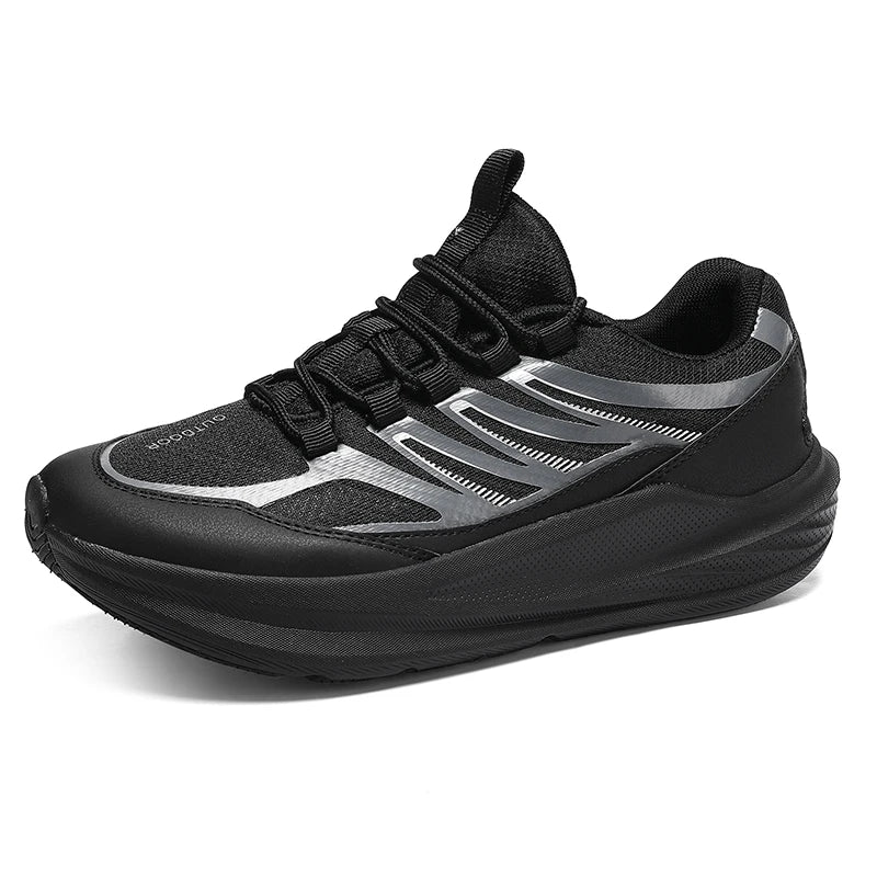 Extra Wide Feet Men Mesh Athletic Sneakers Lightweight Breathable Casual Trainers Shock Absorb Insole Outdoor Jogging Footwear