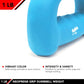 Neoprene Coated Hexagon Dumbbell Single Hand Weight for Women Men Home Gym Fitness Yoga Exercise Lightweight 1lb 2lb 3lb 4lb 5lb Non Slip Grip Easy to Hold Dumbbells Set for Strength Training Toning Workout Equipment