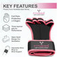Ventilated Weightlifting Gloves for Men Women with Built-in Wrist Wraps Support Fingerless Gym Workout Gloves for Weight Lifting Bodybuilding Cross Training Fitness Exercise Perfect for Pull Ups Barbell Dumbbell Strength