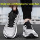 Wide Toe Running Shoes 4E Dynamic Thick Outdoor Fitness Men's Fat Foot Cross-Border Shoes Comfortable Breathable Rubber Sole Casual Sneakers