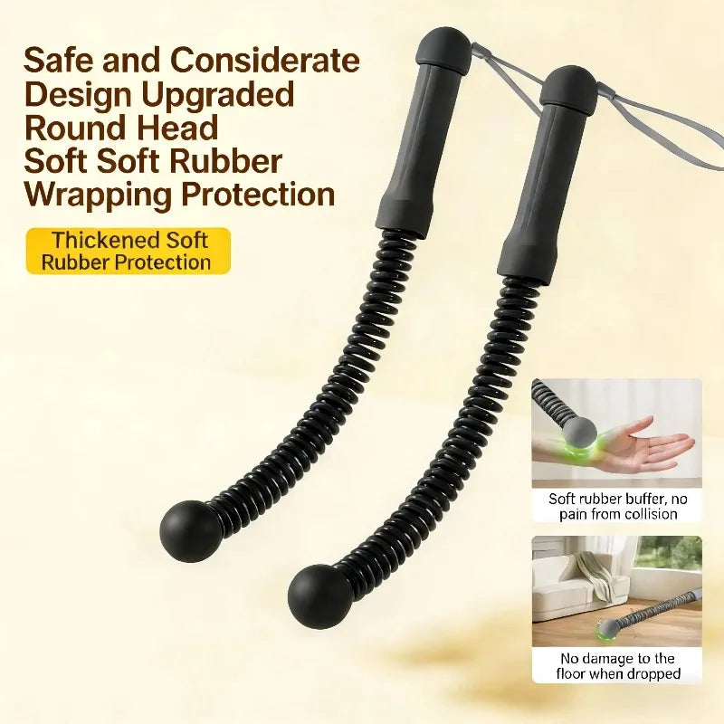 New Upgrade Quiet Weighted Ropeless Battle Rope Portable Fitness Training Rope For Home Gym Indoor Outdoor Workouts Men And Women
