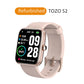 Refurbished TOZO S2 Smartwatch Waterproof 5ATM Smart Watch Alexa Built-in Fitness Tracker Swim Sport Watch for Android IOS