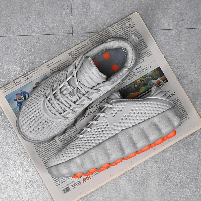 002 Comfortable Running Shoes Breathable Thick Sole Non-slip Casual Sports Shoes Cushioning Outdoor Walking Sneakers For Woman
