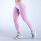 Logo Seamless Women's Solid Waist Yoga Pants Three-Section Waist Sexy Hip-Lifting Tight Sports Fitness Exercise Pants