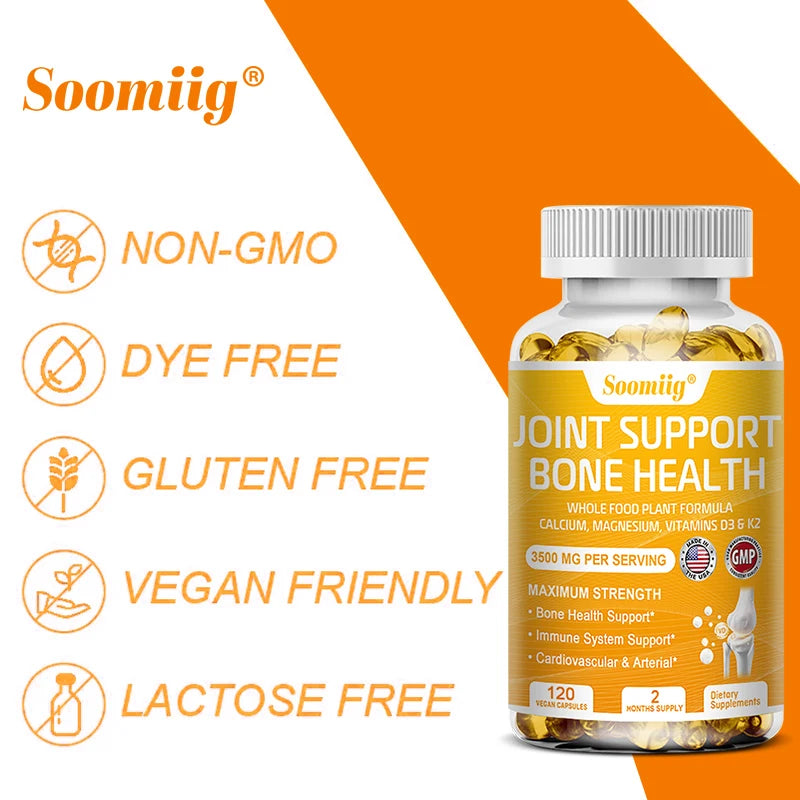 Calcium and Vitamin D3+K2 Supplementation Supports Cardiovascular, Bone and Joint, and Immune System Health for Men and Women