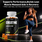 5000mg Creatine Monohydrate Bear Gummies 60 Count Chewable Daily Workout Nutrition Supplement Supports Athletic Performance & Muscle Maintenance
