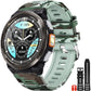 EIGIIS 1.45 Inch Smart Watch KE5 3ATM Waterproof Original Design Sports Watch With Compass And Altitude Barometer LED Flashlight