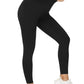 THE GYM PEOPLE Women‘’s V Cross Waist Yoga Leggings with High Waisted Tummy Control