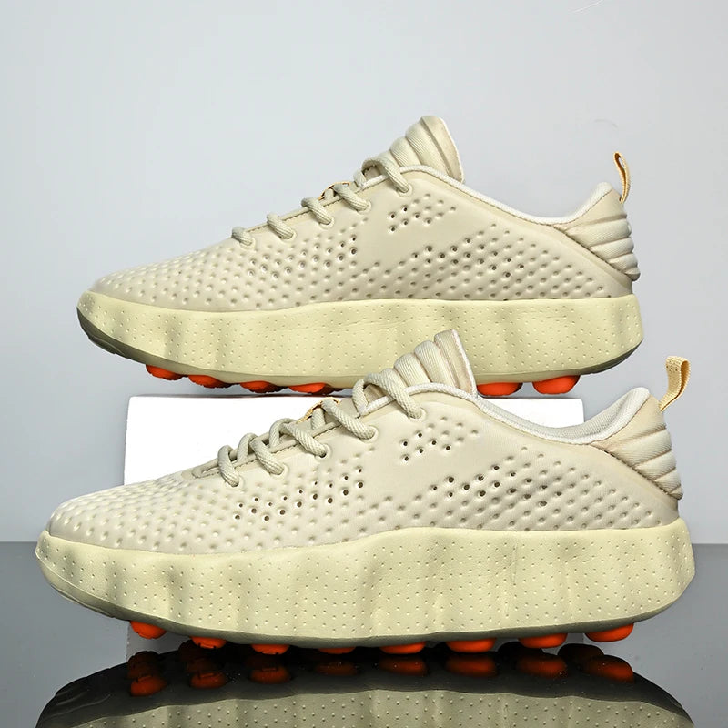 002 Comfortable Running Shoes Breathable Thick Sole Non-slip Casual Sports Shoes Cushioning Outdoor Walking Sneakers For Woman