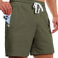 Pioneer Camp Sweat Shorts for Men 5 Inch Inseam Shorts Athletic Gym Workout Casual Cotton Shorts for Running Pajama Lounge