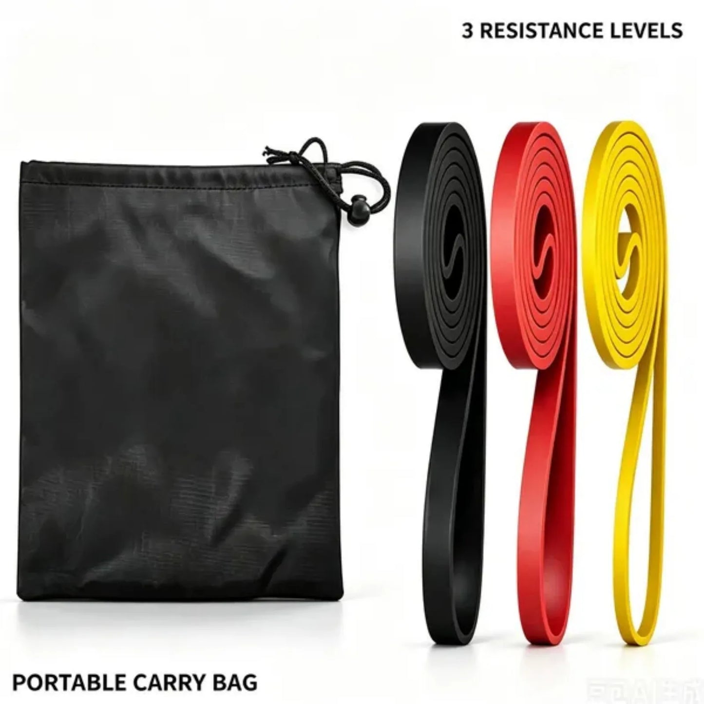 Resistance Bands Set of 3 Loop Exercise Bands for Yoga Fitness Workout Gym