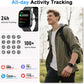 Smartwatch with Alexa, Fitness Tracker, 1.91" HD Display, Heart Rate, Sleep & SpO2 Monitoring, Water-Resistant, Sport Modes
