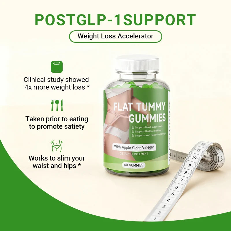 Metabolism Support Gummies - Weight Management,Fat Burning, Metabolism Boosting,Supports A Healthy Nervous System - 60 Gummies
