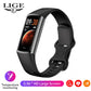 LIGE Fitness Tracker Heart Rate Blood Oxygen Blood Pressure Temperature Sleep All Day Health Monitoring Women's Smartwatch