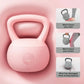 Pink Soft Kettlebell 15 LB Non Slip Wide Grip Cushioned Base Mineral Sand Filled for Training