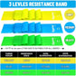 Professional Exercise Resistance Bands Set for Strength Training Yoga Pilates Stretching Physical Therapy and Muscle Recovery Stretch Elastic Workout Bands with Carrying Case for Home Gym Fitness Workouts for Men Women