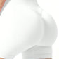 Women's Seamless Butt Lifting Sports Shorts, Suitable For Gym Workout, Cycling, Running, Black Tight Pants, Summer