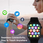 Fitness Smartwatch: 1.83" HD Display, Heart Rate, Sleep Tracker, Waterproof, Bluetooth for iPhone/Android