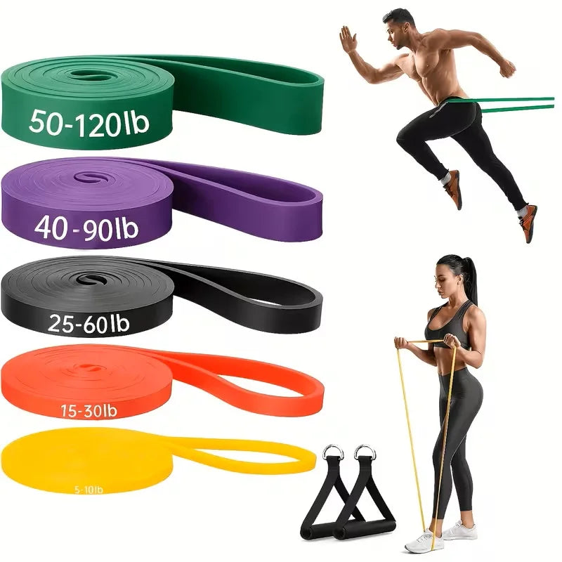 3/5pcs Pull Up Bands, Resistance Bands, Pull Up Assistance Bands Set, Resistance Bands for Working Out,, Pull Up Assistance Bands for Body Stretching Training Physical Relax Muscle Training for Men & Women