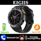 EIGIIS KE3 2025 New Bluetooth Call Smartwatch for Men Full Touch Screen with Health Monitor Heart Rate Flashlight Smart Watch