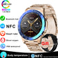 Smart Watch Men 1.43 Inch HD AMOLED Screen Bluetooth Call Fitness Watch Heart Rate Sleep Monitoring Smartwatch Men For 2025 New