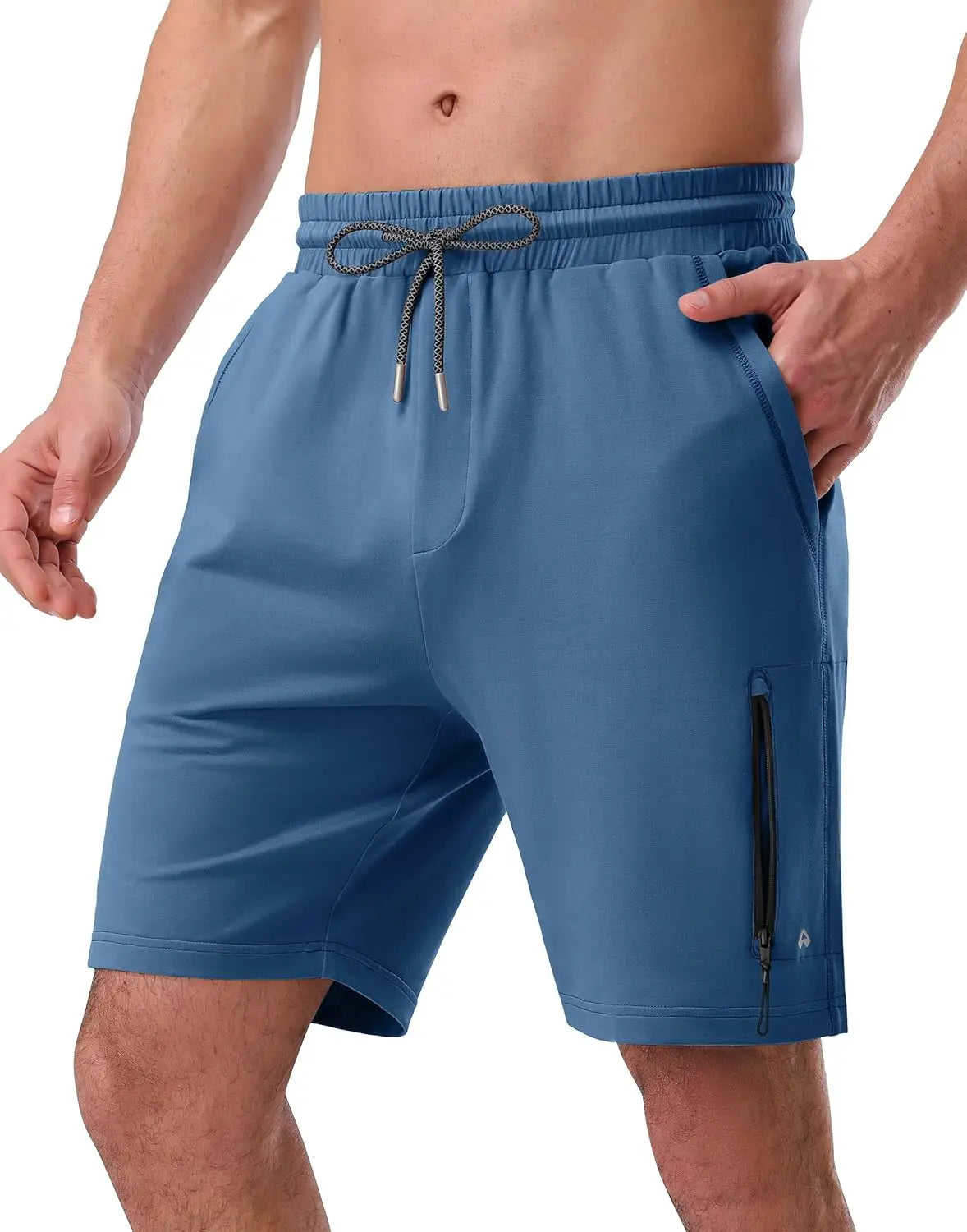 Pioneer Camp Sweat Shorts for Men 7" Inseam Cotton Athletic Casual Shorts with 4 Pockets for Gym Workout Lounge Summer Shorts