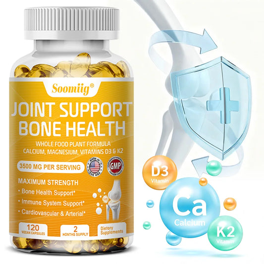 Calcium and Vitamin D3+K2 Supplementation Supports Cardiovascular, Bone and Joint, and Immune System Health for Men and Women