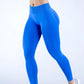 Logo Seamless Women's Solid Waist Yoga Pants Three-Section Waist Sexy Hip-Lifting Tight Sports Fitness Exercise Pants