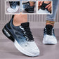 Women Gradient Air Cushion Running Sneakers Breathable Flying Weave Mesh Shock Absorbing Non Slip Lightweight Lace Up Sports Shoes For Gym Jogging Walking Daily Outdoor Casual Footwear 2026 New
