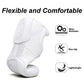 BAXINIER White Cheer Shoes Women Lightweight Athletic Training Sneakers Anti-Slip Rubber Outsole Toe Reinforcement Double U-Shaped Heel Support
