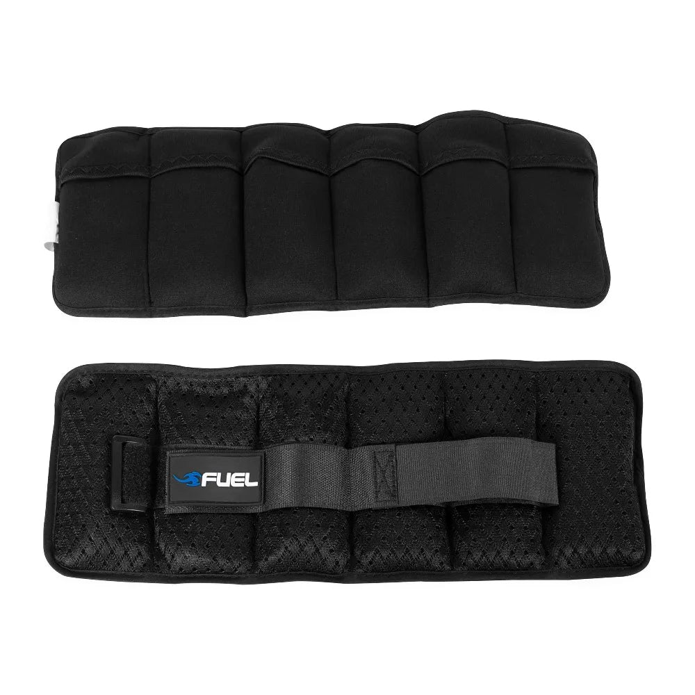 Adjustable Wrist Weights Ankle Weights Set 2.5 Lbs Each 5 Lbs Total with 6 Removable Sandbags for Home Gym Fitness Workout Running Training