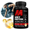 Whey Protein Capsuels, with 5000mg Protein, Supports Recovery,  Supplement for Balanced Muscle Health, Immunity, NON-GMO