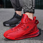 Men's Running Shoes 2026 Casual Sneakers New Spring Anti-shock Air Cushion Sport Shoes Thick Bottom Anti-slip Lucky Year Red Fashion Shoes
