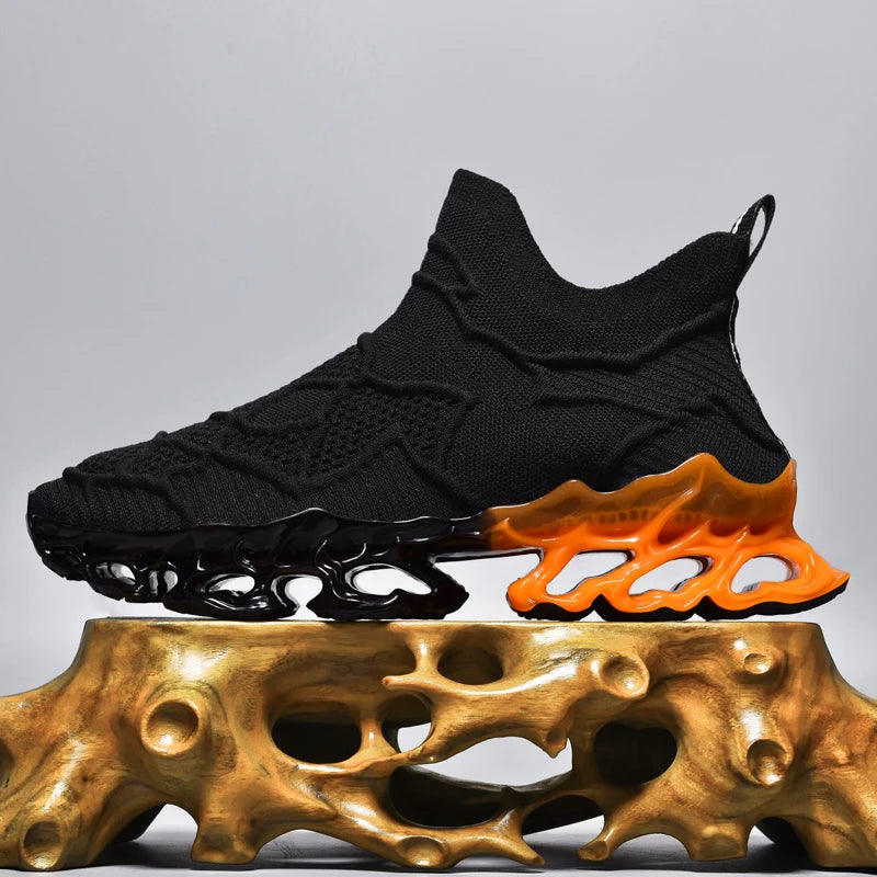 Men's Casual Sneakers Breathable Luxury Trainer Race Shoes Fashion Running Tenis for Men And Women