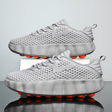 002 Comfortable Running Shoes Breathable Thick Sole Non-slip Casual Sports Shoes Cushioning Outdoor Walking Sneakers For Woman
