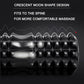 45/30cm Foam Massage Roller Hollow Column Fitness Equipment for Muscle Massage Physiotherapy and Sports Rehabilitation