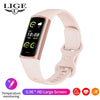 LIGE Fitness Tracker Heart Rate Blood Oxygen Blood Pressure Temperature Sleep All Day Health Monitoring Women's Smartwatch