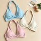 Women Halter Twist Front Open Back Sports Bra Removable Padded Push Up Yoga Top Soft Skin-friendly Fitness Pilates Crop Bra