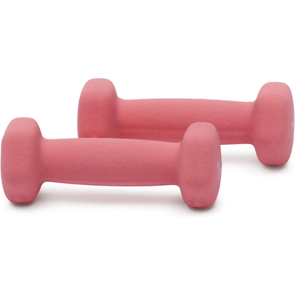 Neoprene Coated Dumbbell Set for Home Gym Fitness Workout Strength Training and Muscle Toning Exercise Weights