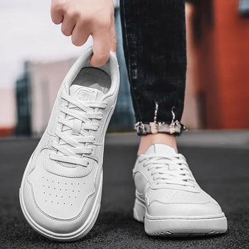 Wide Toe Casual Sneakers Men's Breathable Trainer Race Shoes Fashion Loafers Running Shoes for Male Comfortable Hike Shoes for Men