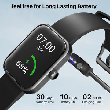 Refurbished TOZO S2 Smartwatch Waterproof 5ATM Smart Watch Alexa Built-in Fitness Tracker Swim Sport Watch for Android IOS