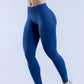 Logo Seamless Women's Solid Waist Yoga Pants Three-Section Waist Sexy Hip-Lifting Tight Sports Fitness Exercise Pants