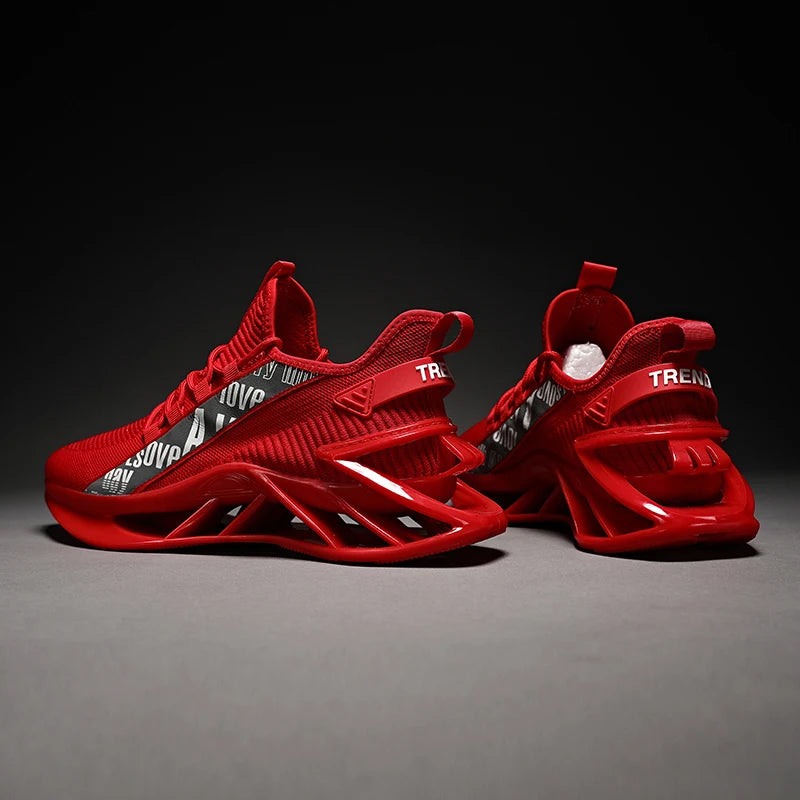 Men's Casual Sneakers Breathable Luxury Trainer Race Shoes Fashion Running Tenis for Men And Women